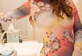 HuaYang花漾 - Angela小热巴这条连衣裙，福利写真背后隐藏的小心思。