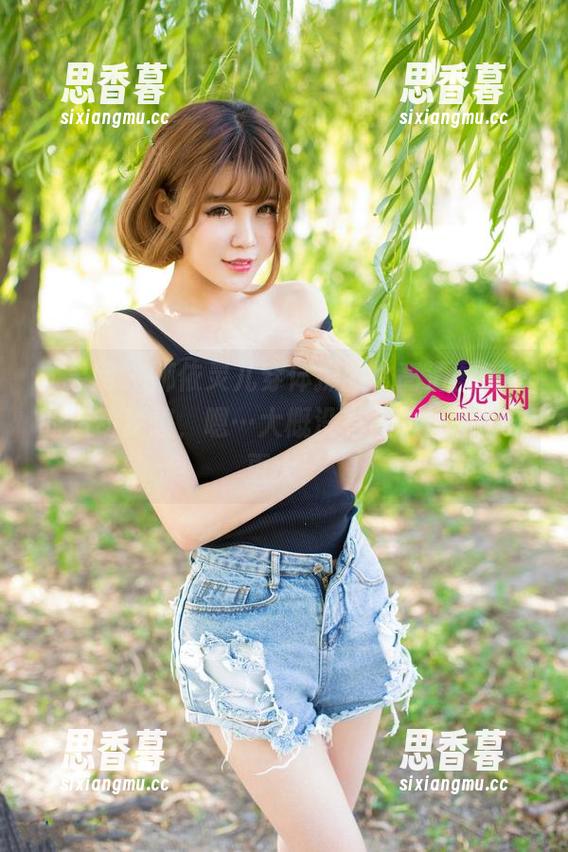 尤果网 - 娜依灵儿穿体操服，高清图库中的运动梦想，嗯…大概没有人的梦想比这更大！