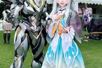橙喵：夏日最新cos，热到直呼“快来救我”！